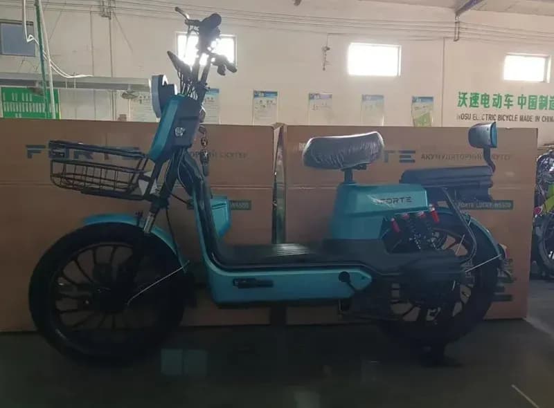 Велоскутер акумуляторний WIND, синій (+Акумулятор 12V20A/25А 5шт) — фото 1