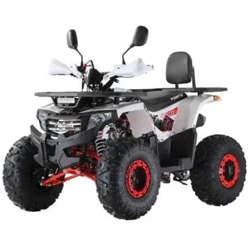 Квадроцикл FORTE ATV125F біло-червоний