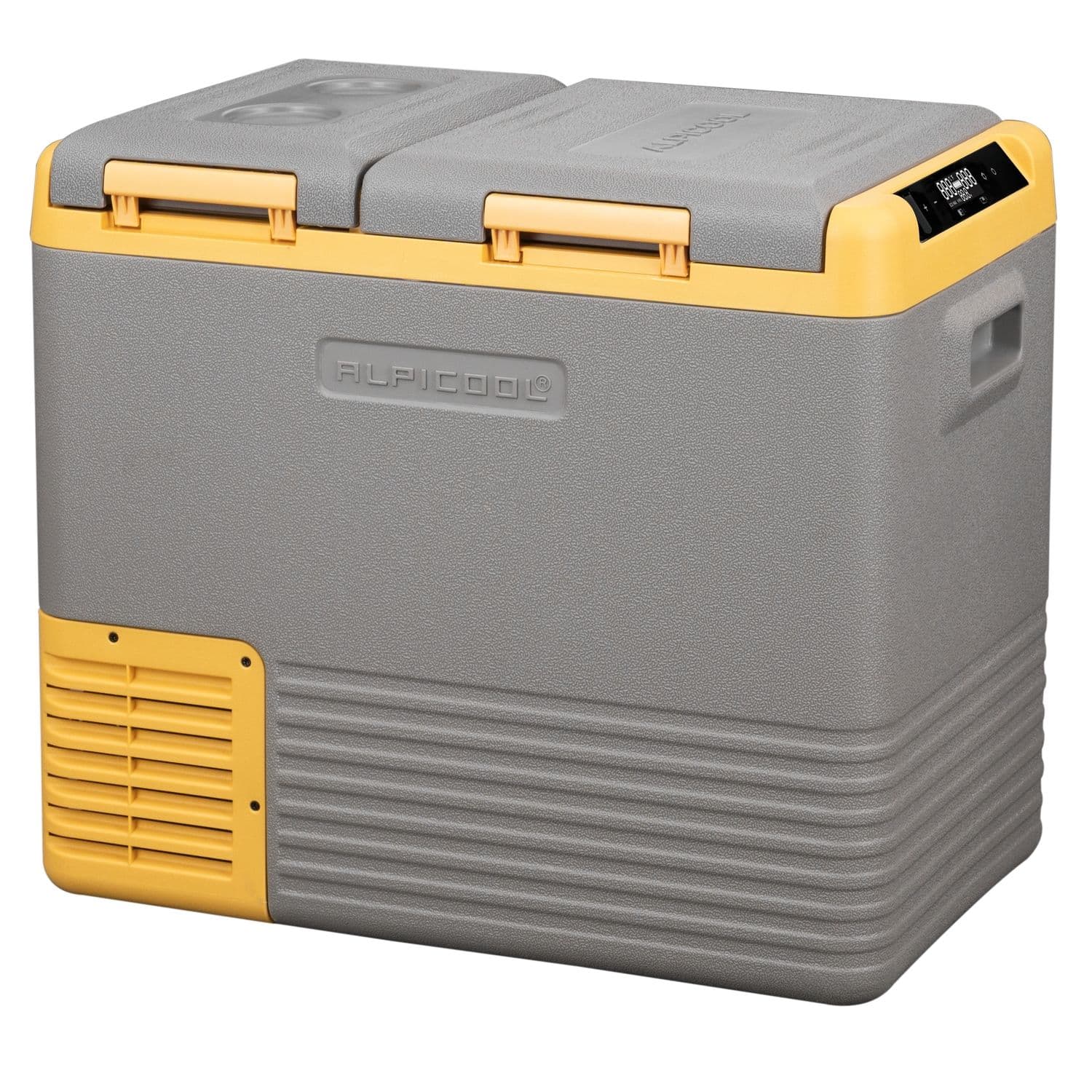 Компресорний автохолодильник Alpicool CLS55 (41 літр). Двокамерний. До -20℃, (12, 24, 220 вольт) — фото 1