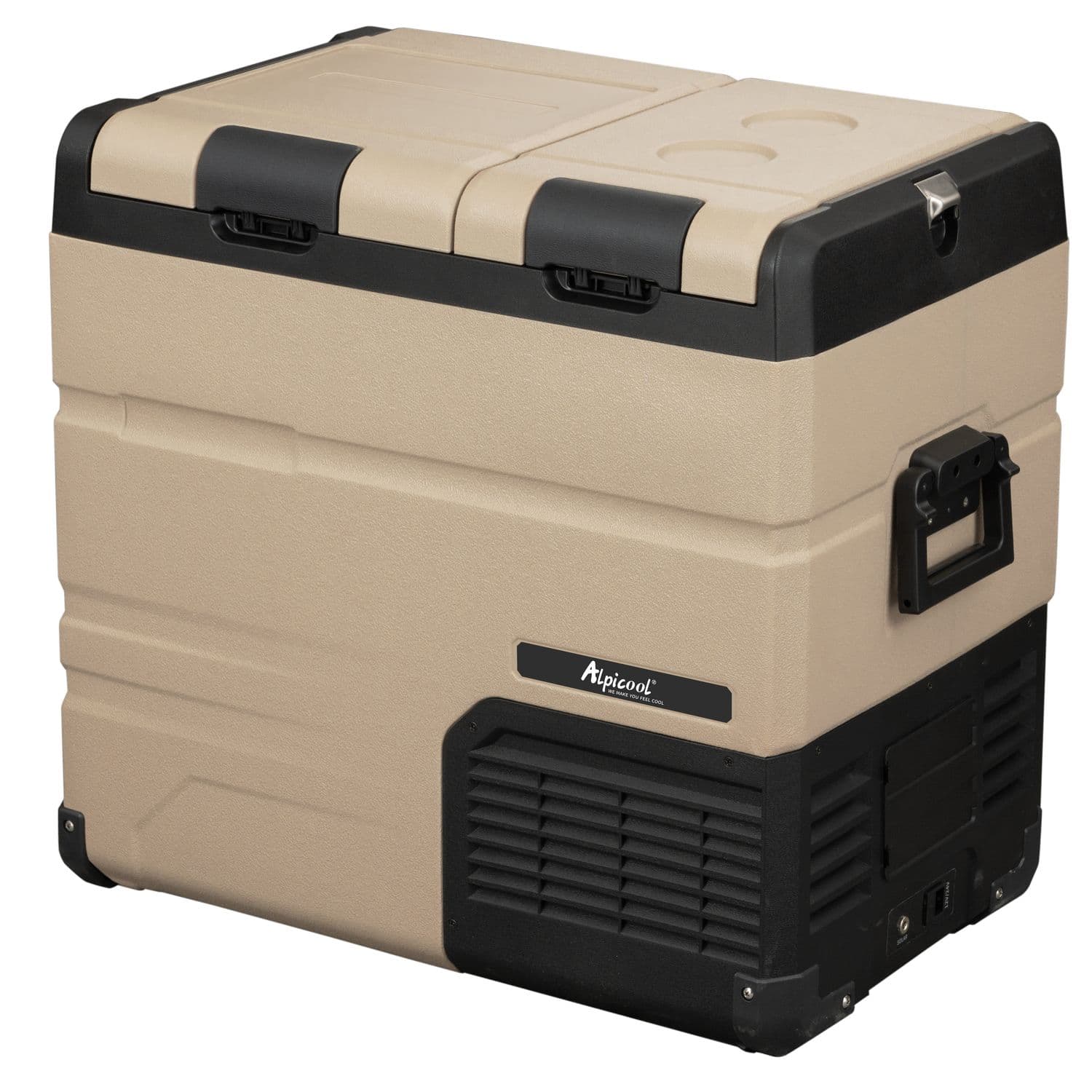 Компресорний автохолодильник Alpicool TA55 (LG). 55 літрів. Двокамерний. До -20℃. (12, 24, 220 вольт) — фото 1