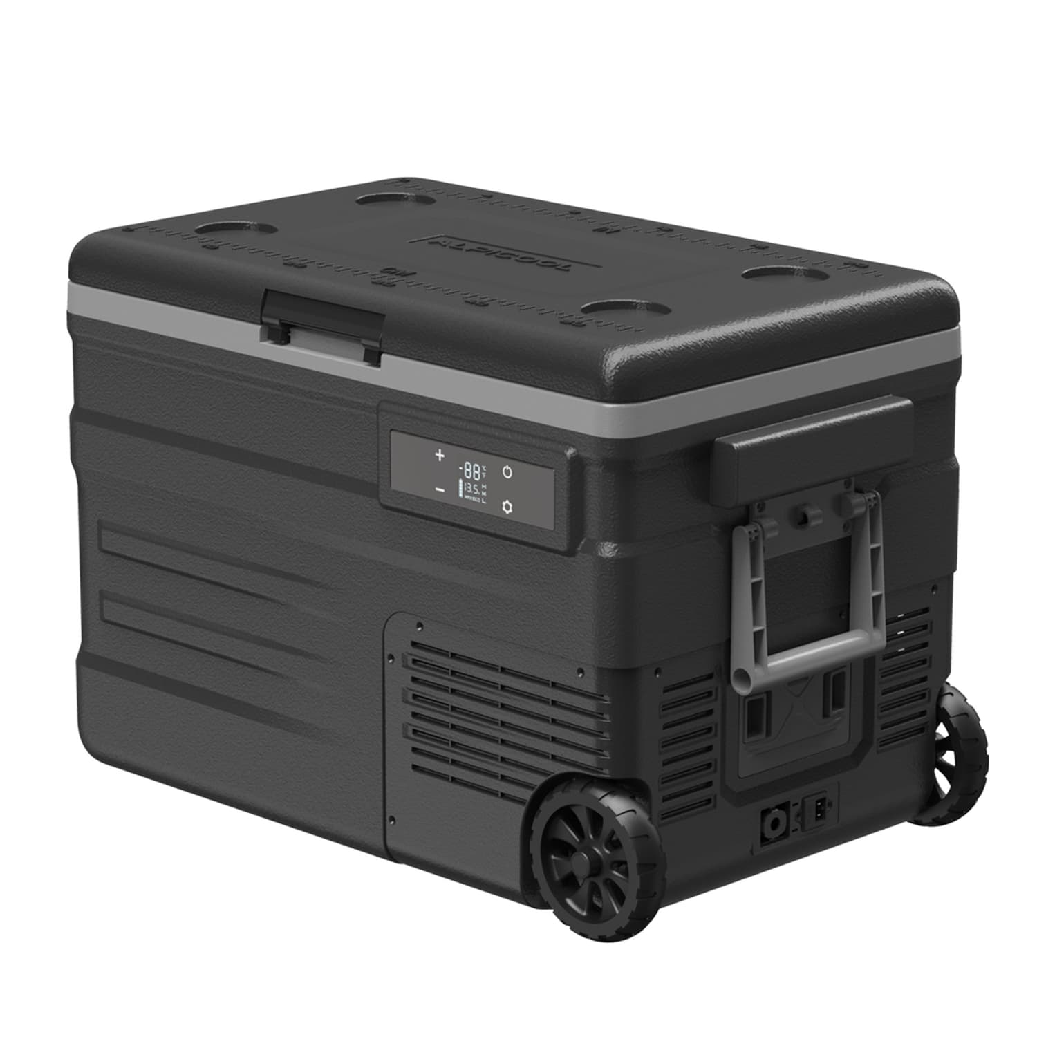 Компресорний автохолодильник Alpicool U45E (45 літрів). До -20℃. (12, 24, 220 вольт) — фото 1