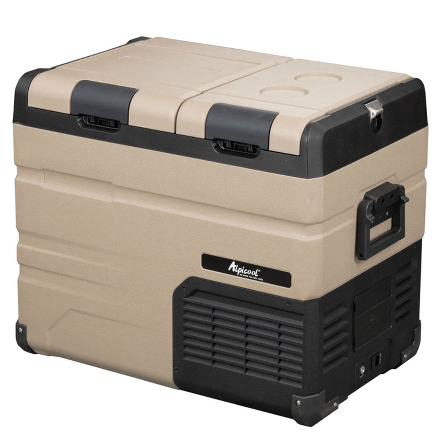 Компресорний автохолодильник Alpicool TA45 (LG). 45 літрів. Двокамерний. До -20℃. (12, 24, 220 вольт) — фото 1